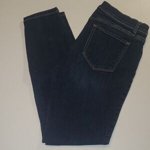 New York & Co SOHO Women's Dark Blue Skinny Ankle Jeans